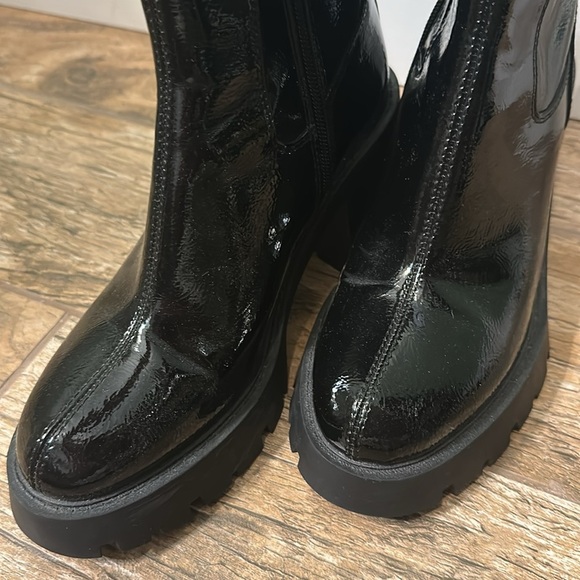 Zara Black Heeled Boots - Picture 4 of 7